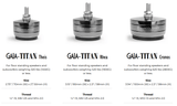 Home Audio Accessories IsoAcoustics GAIA-TITAN Speaker Isolators