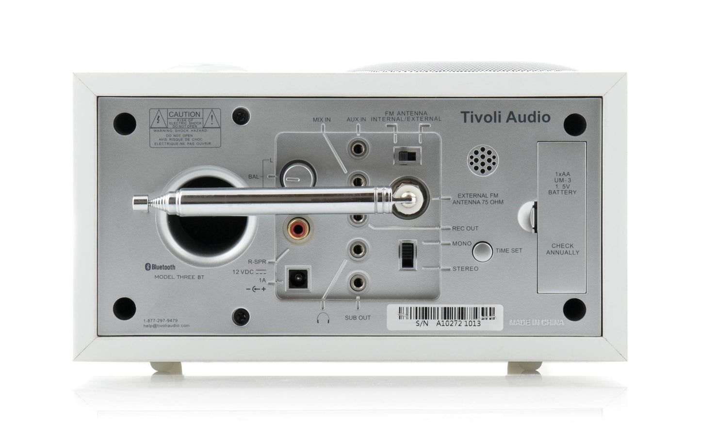 Bluetooth Wi-Fi Speaker Tivoli Model Three BT Clock Radio with Bluetooth
