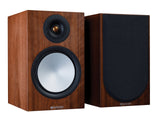 Bookshelf Speakers Walnut Monitor Audio Silver 100 7G