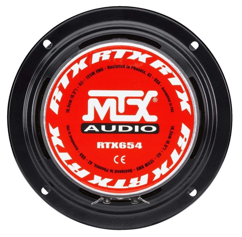 Car Audio Accessories MTX Audio RTX Series 125W 6.5" Midbass Speaker - RTX654 (Each)