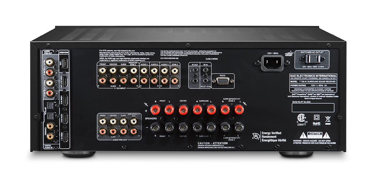 Home Theater Amplifier NAD T758 V3i (Dolby Atmos)