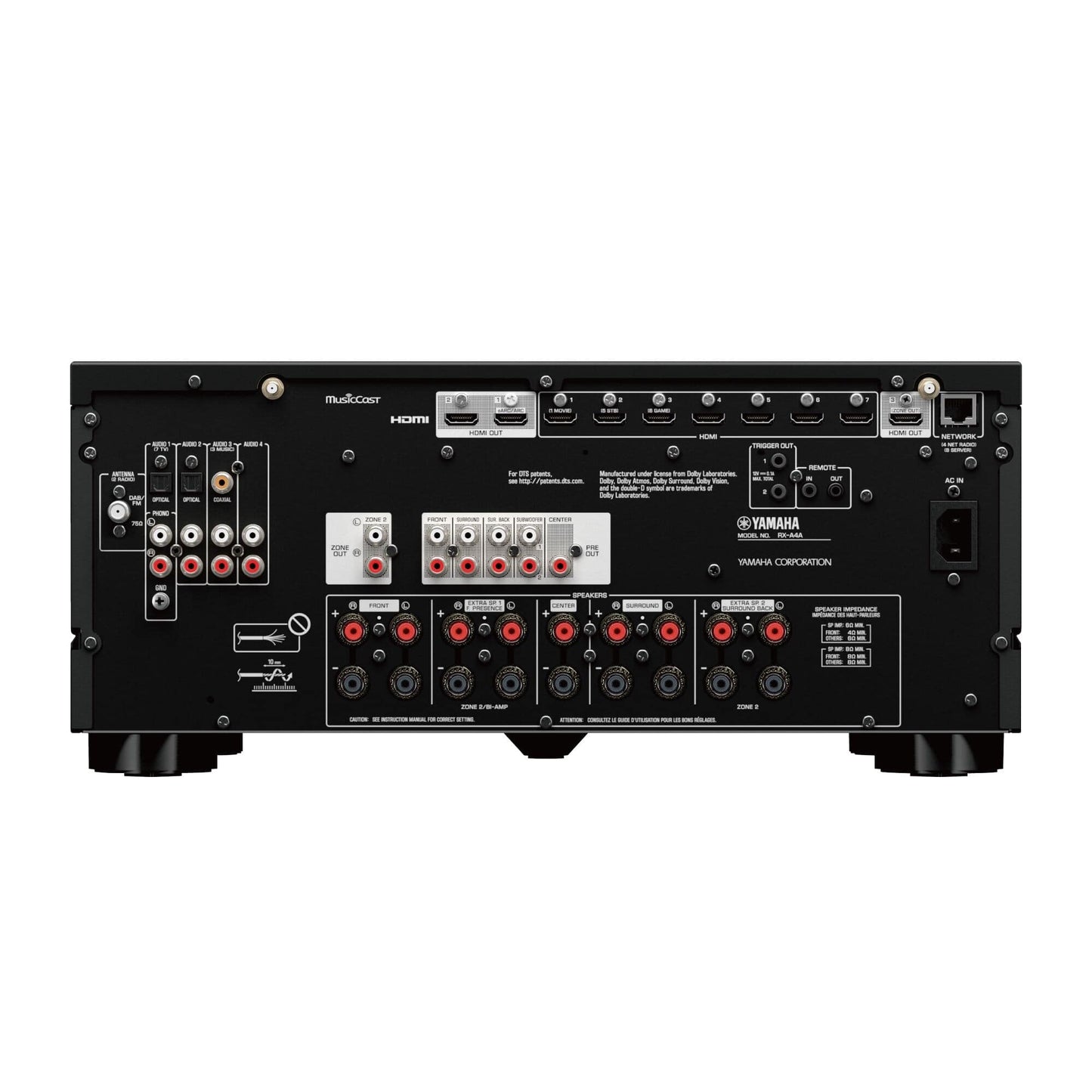 Home Theatre Amplifier Yamaha RX-A4A (Dolby Atmos)