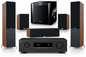 5.1 Pack Walnut Yamaha And Elac 5.1 Package