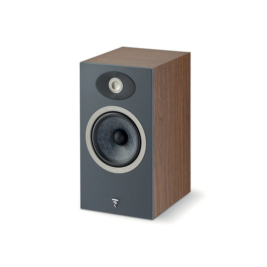 Bookshelf Speakers Dark Wood Focal Theva No 1