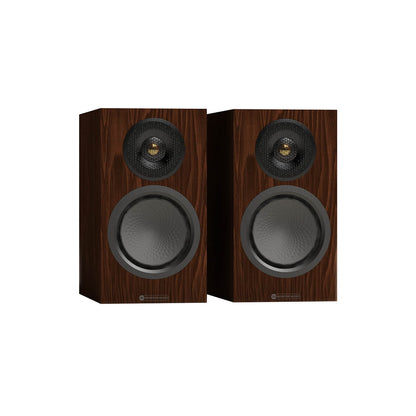 Bookshelf Speakers European Walnut Monitor Audio Silver 50 8G