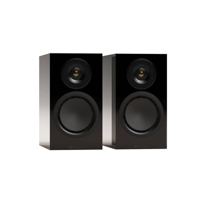 Bookshelf Speakers High Gloss Black Monitor Audio Silver 50 8G