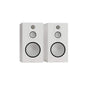 Bookshelf Speakers Satin White Monitor Audio Silver 100 8G