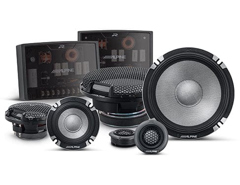 Car Audio Speakers Alpine R2-S653 3 Way Component Speakers
