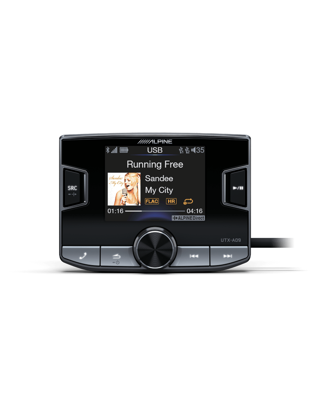 Car Head Unit Alpine UTX-A09 Hi-Res Audio Player