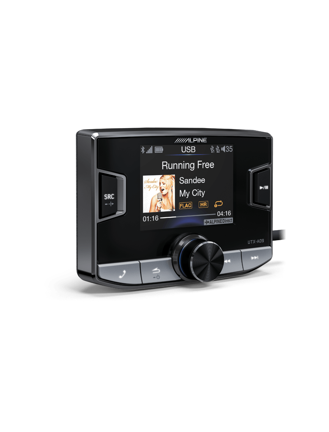 Car Head Unit Alpine UTX-A09 Hi-Res Audio Player