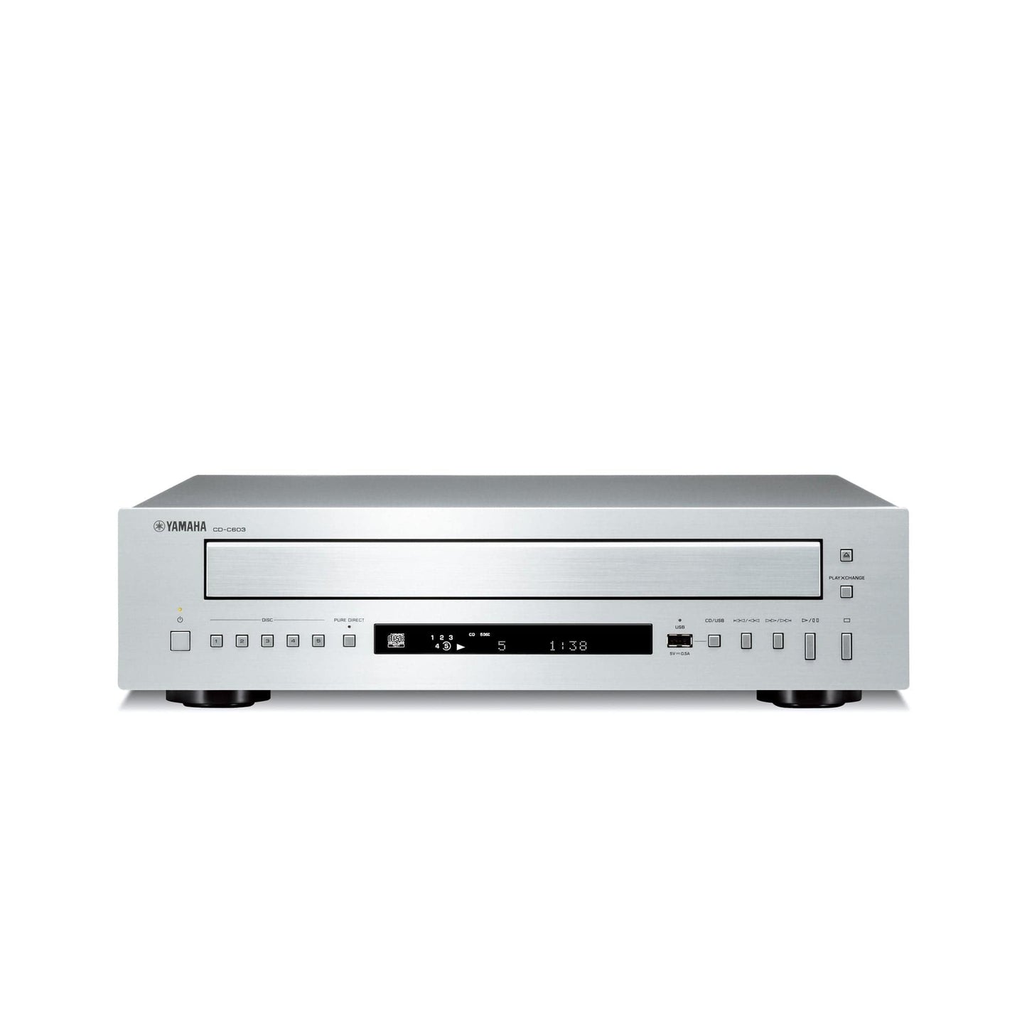 CD Player Silver Yamaha CD-C603