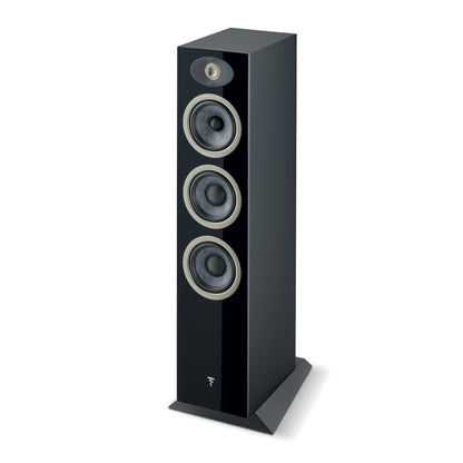 Floorstanding Speakers Black Lacquer Focal Theva No 2