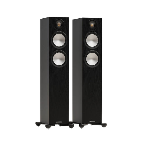 Floorstanding Speakers Black Monitor Audio Bronze 300 7G