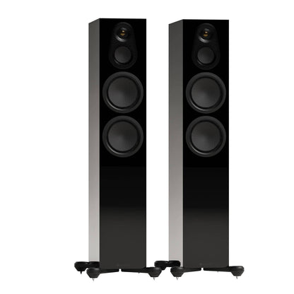 Floorstanding Speakers High Gloss Black Monitor Audio Silver 300 8G