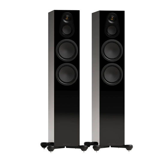 Floorstanding Speakers High Gloss Black Monitor Audio Silver 300 8G