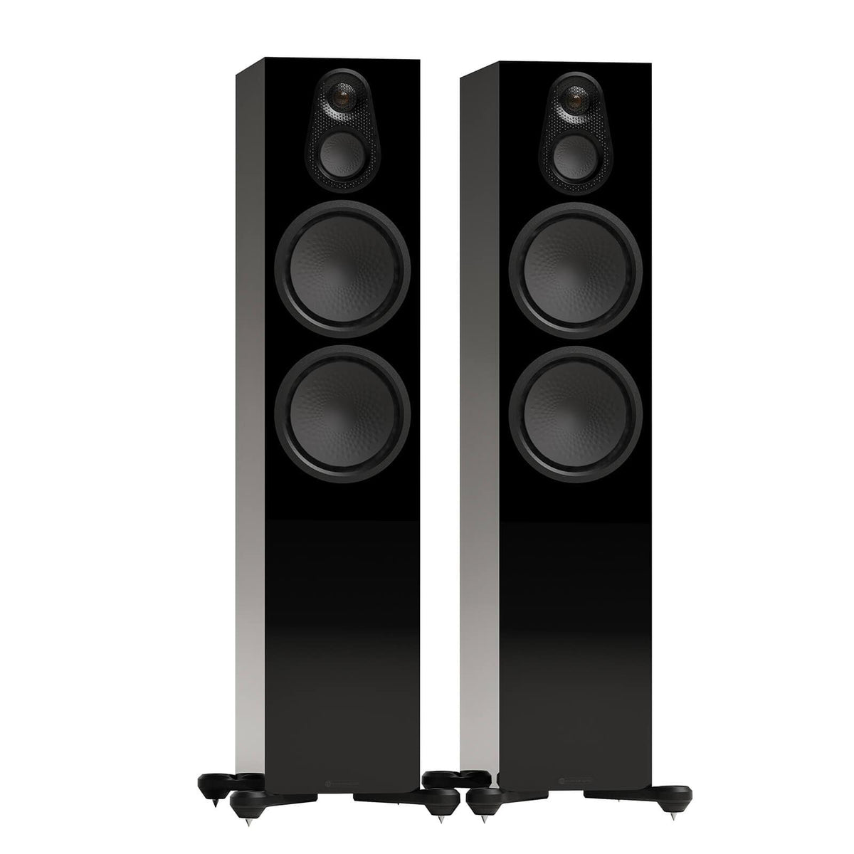 Floorstanding Speakers High Gloss Black Monitor Audio Silver 500 8G