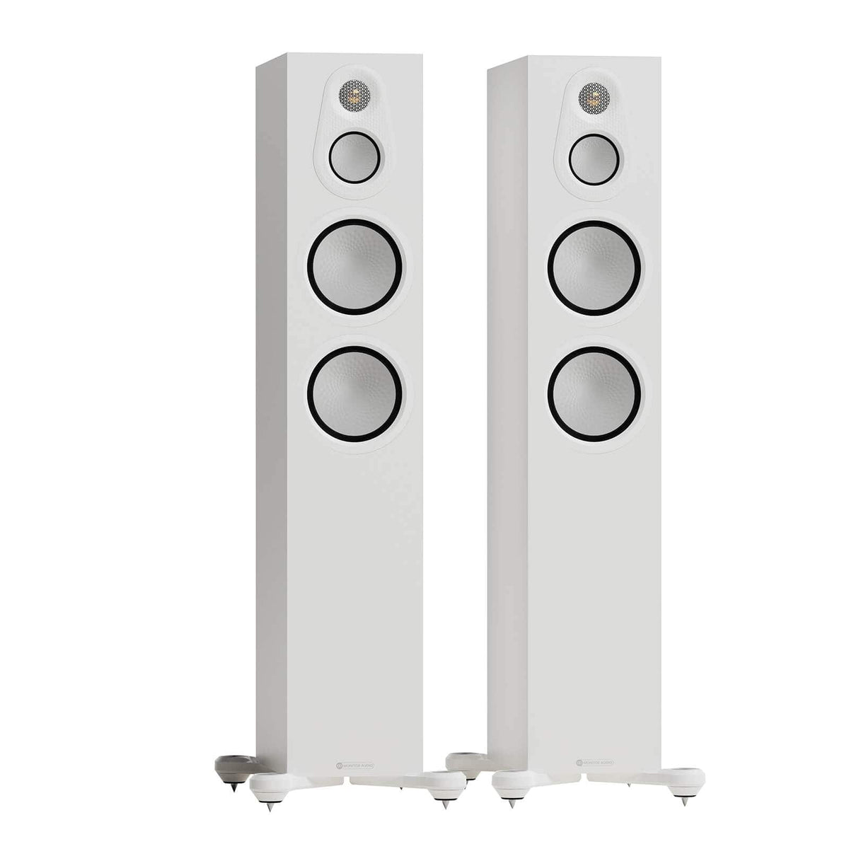 Floorstanding Speakers Satin White Monitor Audio Silver 300 8G
