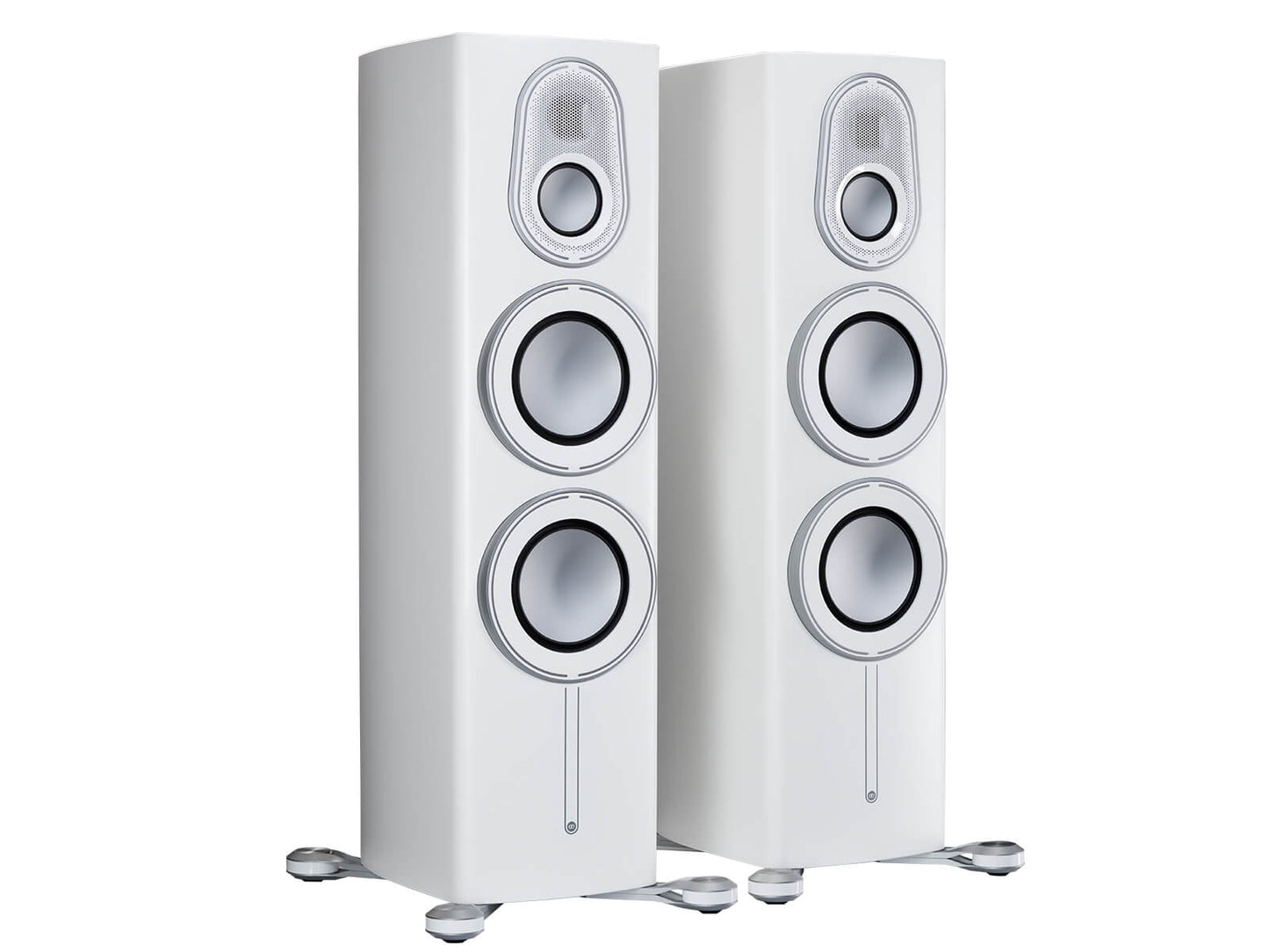 Floorstanding Speakers White Monitor Audio Platinum 300 3G