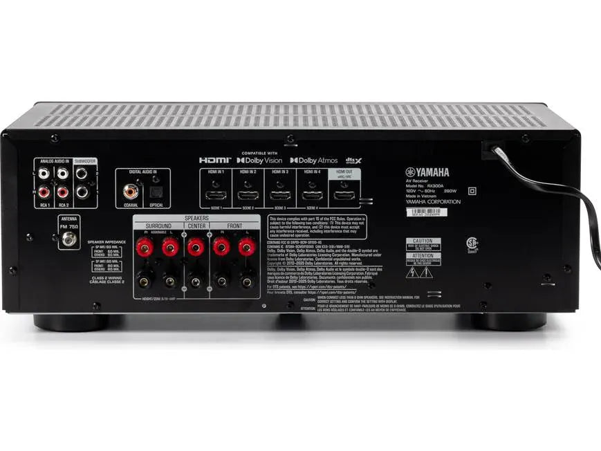 Home Theater Amplifier Yamaha RX300A (Dolby Atmos)