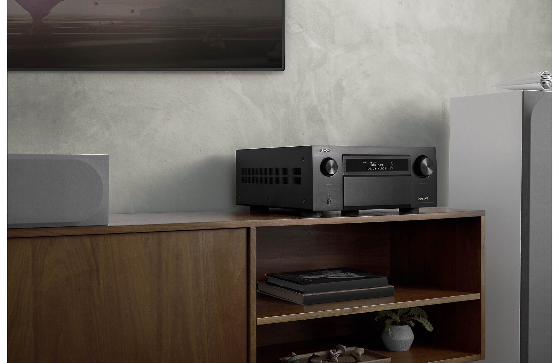 Home Theatre Amplifier Denon AVR-A1H 15.4 Channel 8K Flagship AVR (Dolby Atmos) - Pre-order ETA Late June 2023