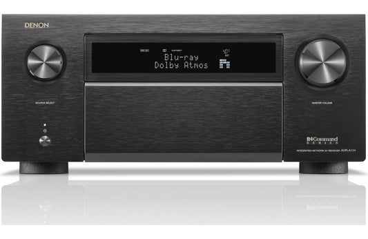 Home Theatre Amplifier Denon AVR-A1H 15.4 Channel 8K Flagship AVR (Dolby Atmos) - Pre-order ETA Late June 2023