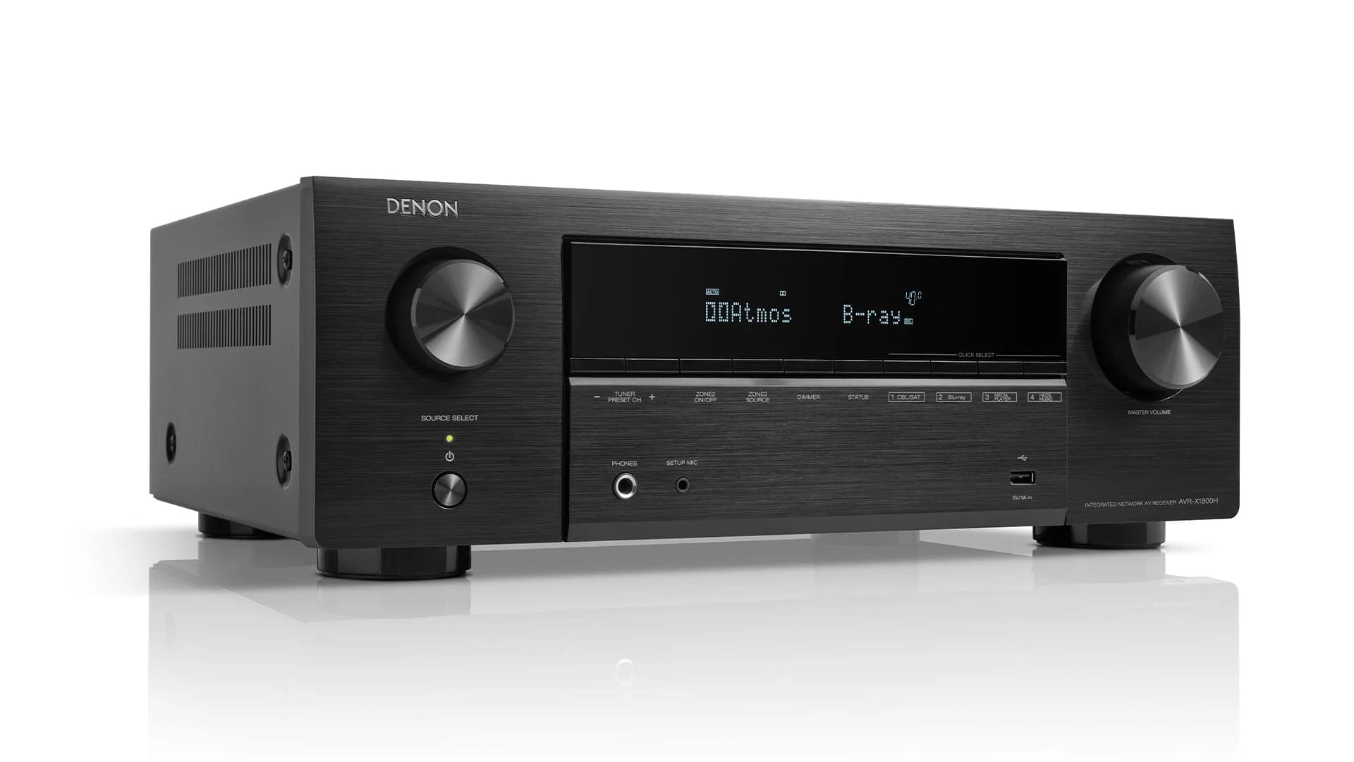 Home Theatre Amplifier Denon AVR-X1800H (Dolby Atmos)