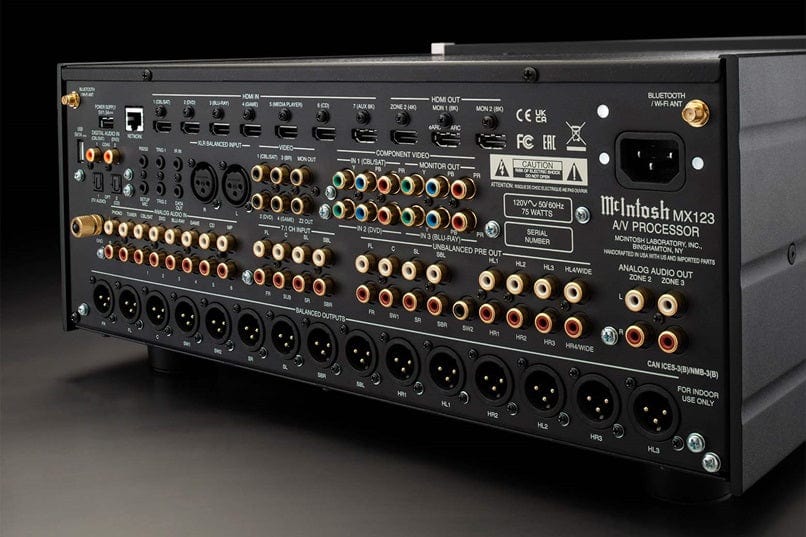 Home Theatre Amplifier McIntosh MX123 Home Theatre Pre-Amp (Dolby Atmos)