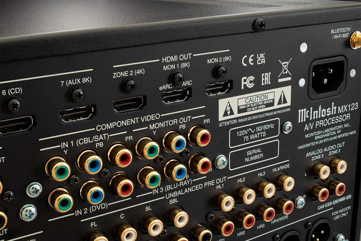 Home Theatre Amplifier McIntosh MX123 Home Theatre Pre-Amp (Dolby Atmos)