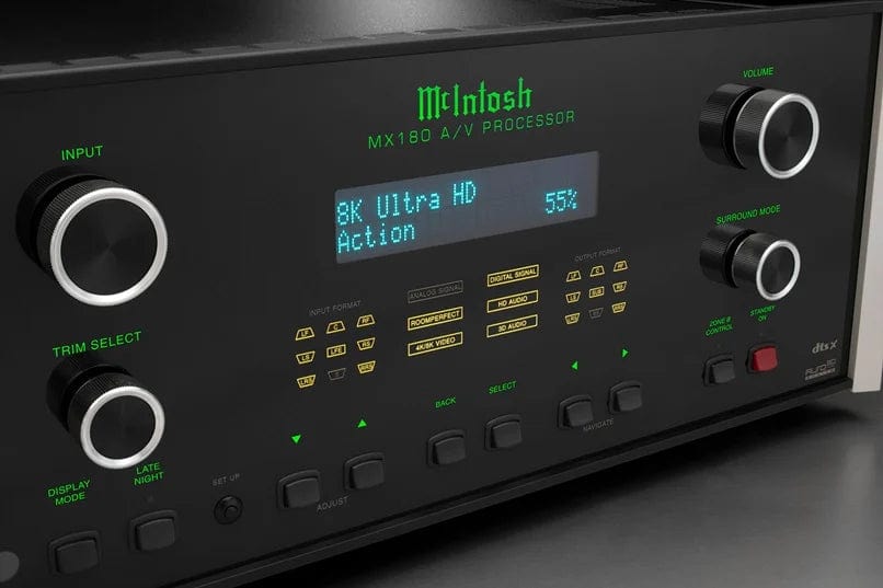 Home Theatre Amplifier McIntosh MX180 Home Theatre Pre-Amp (Dolby Atmos)