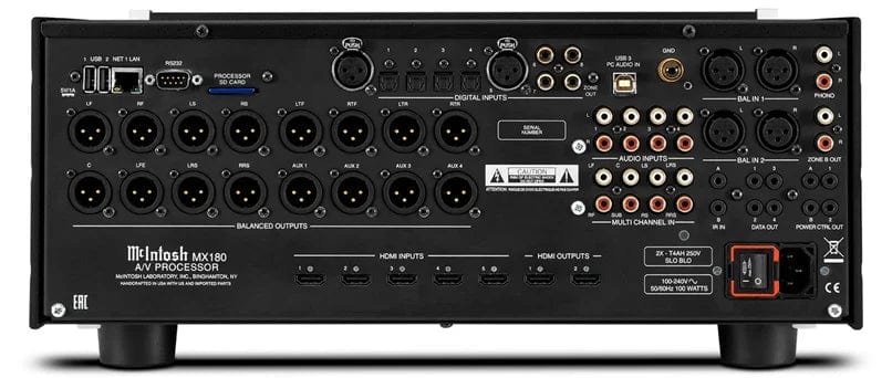 Home Theatre Amplifier McIntosh MX180 Home Theatre Pre-Amp (Dolby Atmos)