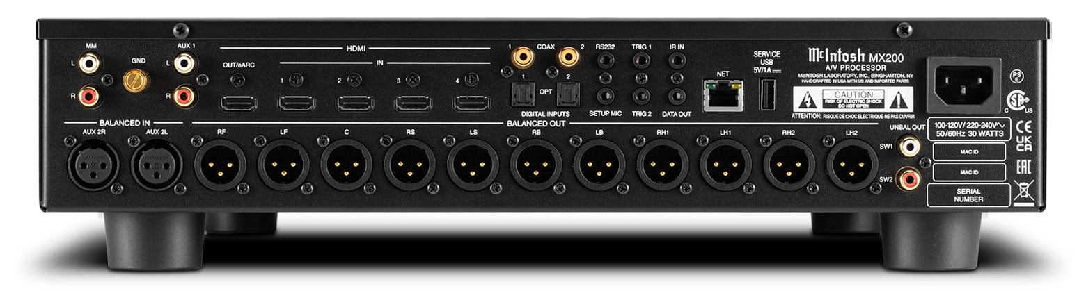 McIntosh MX200 Home Theatre Processor (Dolby Atmos)