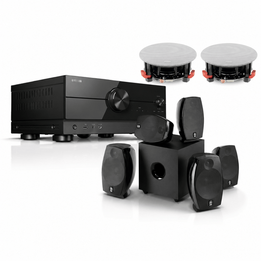 Packages YAMAHA AND FOCAL 7.1 HOME THEATRE PACKAGE