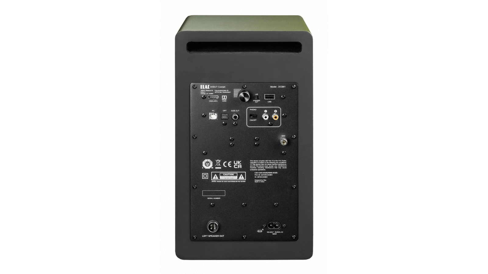 Powered Monitor Elac Debut ConneX DCB61