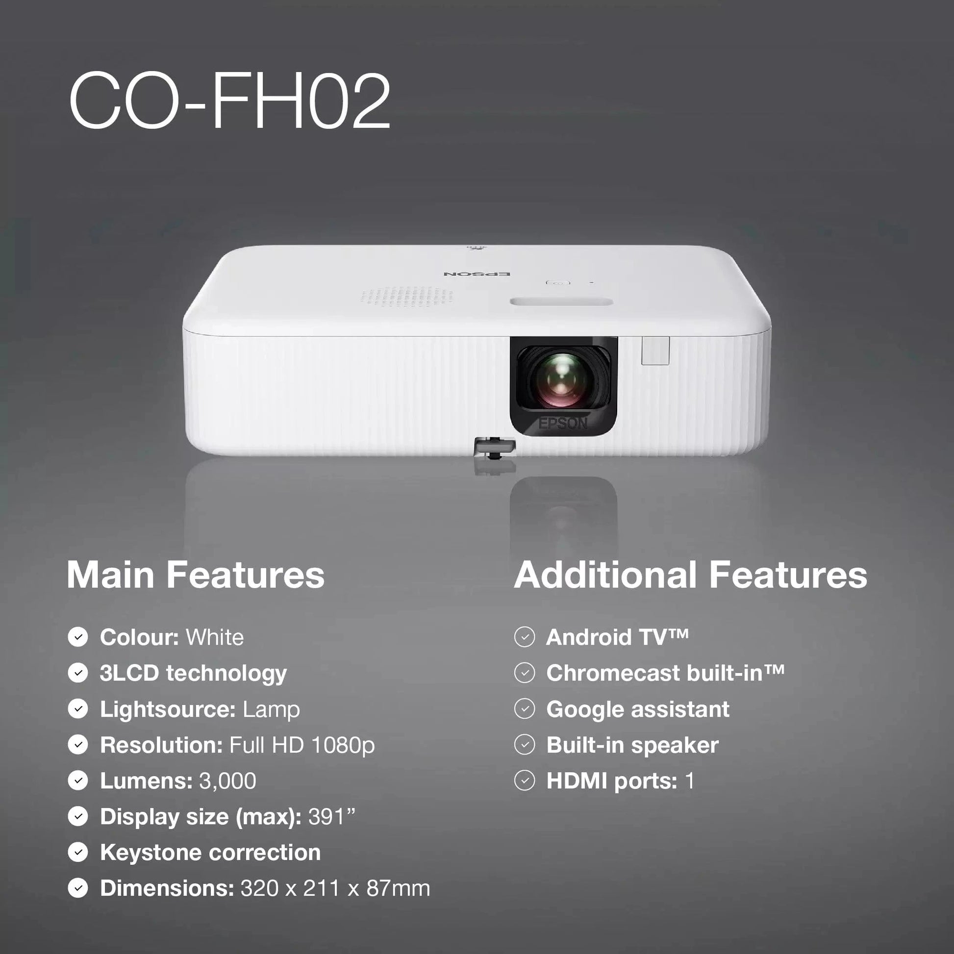 Projectors Epson CO-FH02