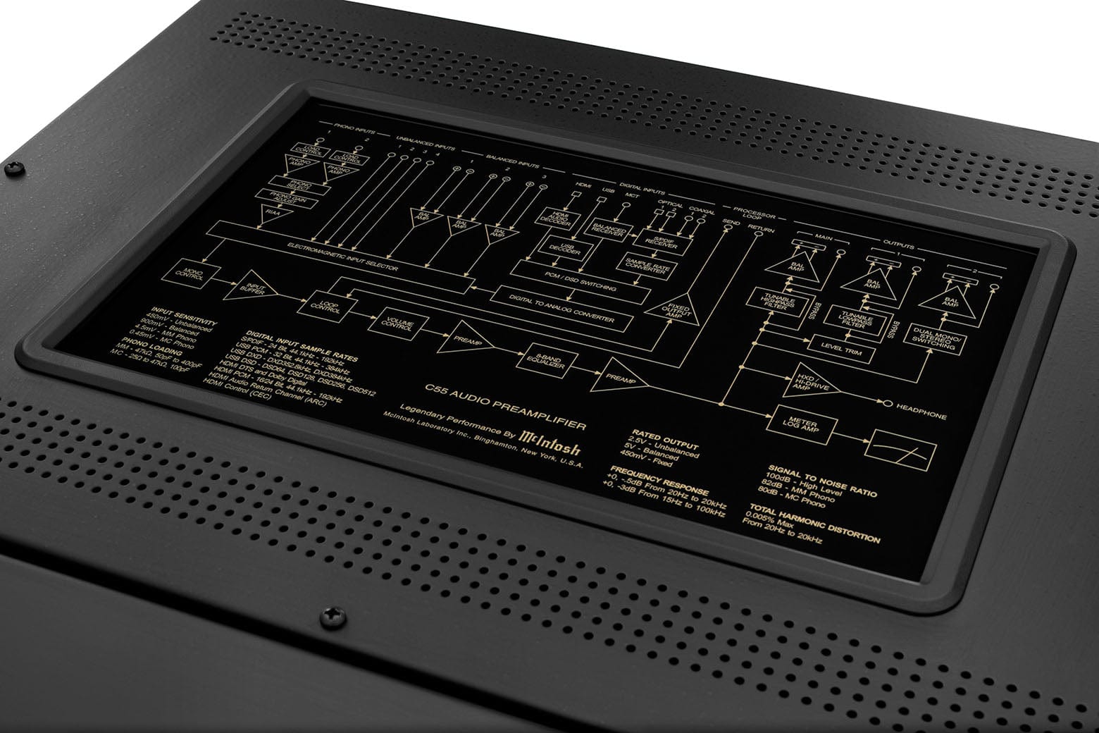 Stereo Amplifier McIntosh C55 Solid State Preamplifier - Available for Pre-order!