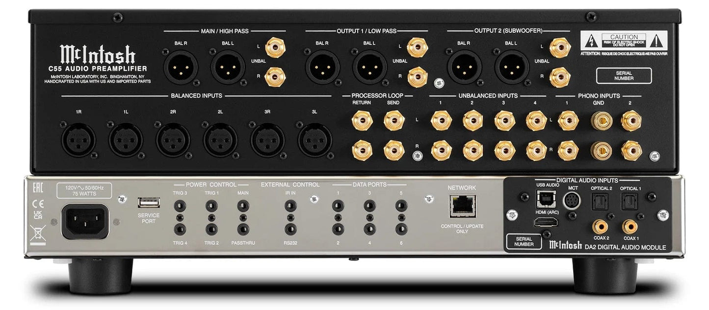 Stereo Amplifier McIntosh C55 Solid State Preamplifier - Available for Pre-order!