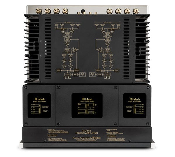 Stereo Amplifier McIntosh MC312 Stereo Power Amplifier