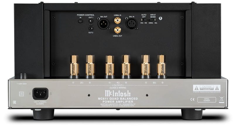 Stereo Amplifier McIntosh MC611 Mono Block Power Amplifier