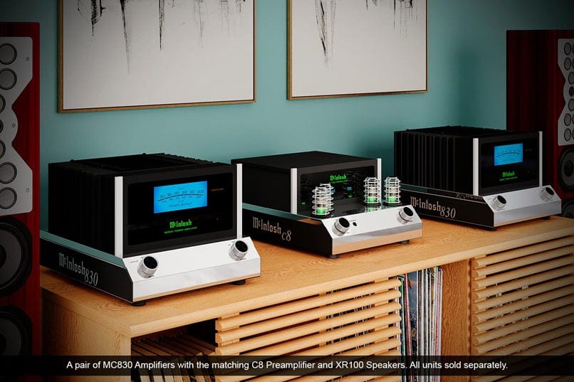 Stereo Amplifier McIntosh MC830 Mono Block Power Amplifier