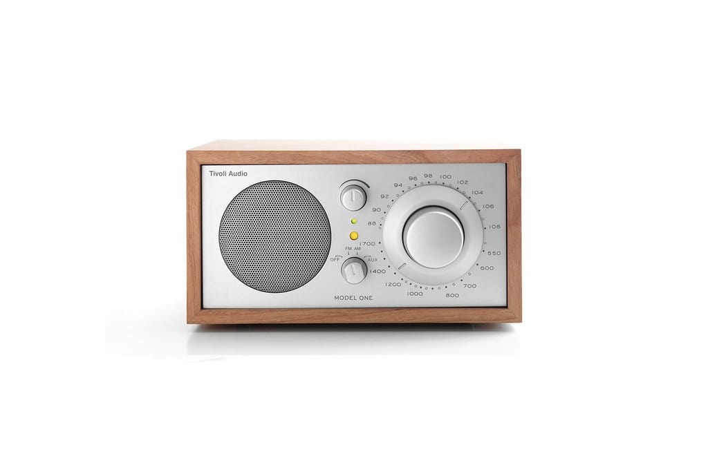 Bluetooth Wi-Fi Speaker Cherry/Silver Tivoli Model One AM/FM Table Radio