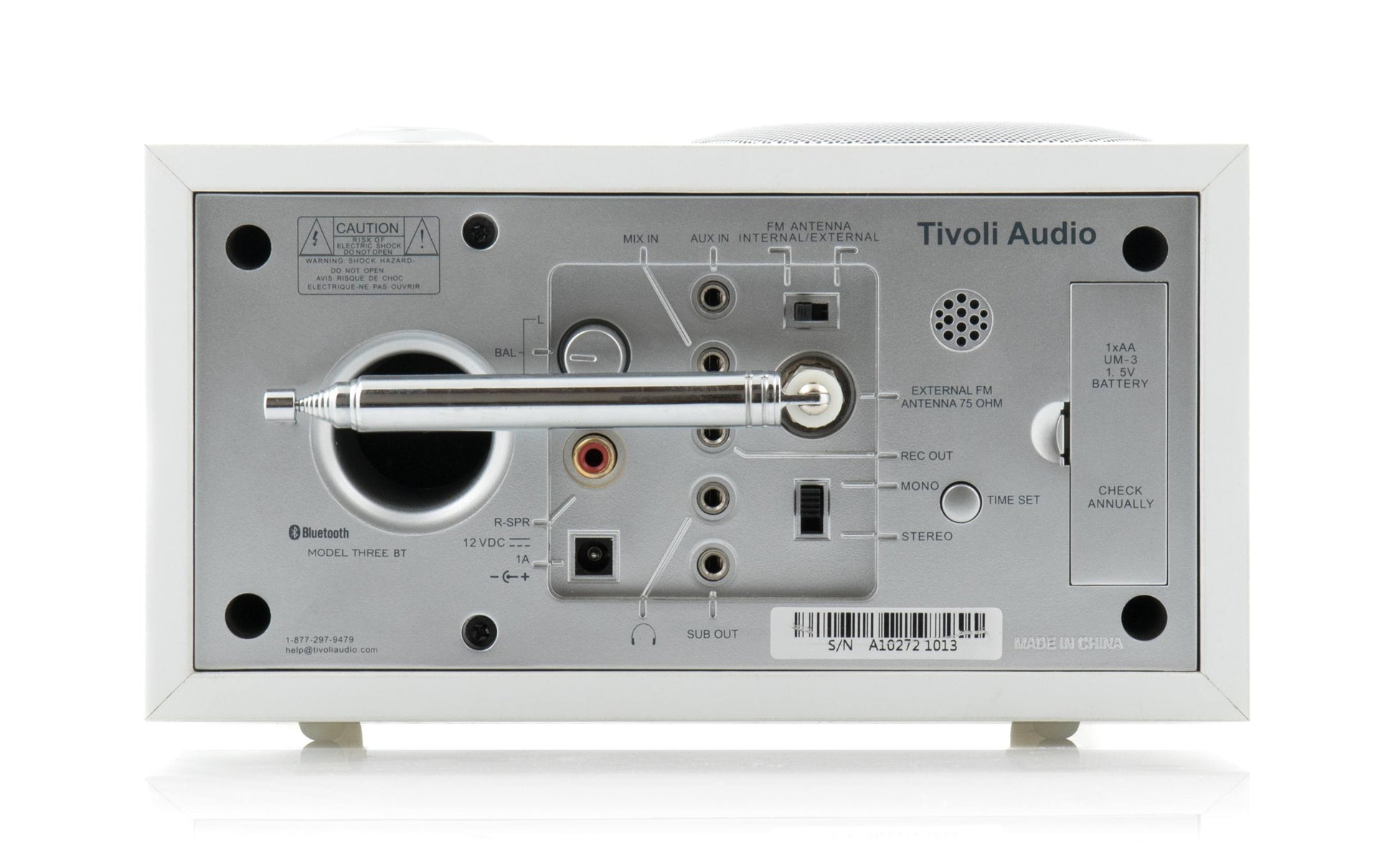Bluetooth Wi-Fi Speaker Tivoli Model Three BT Clock Radio with Bluetooth