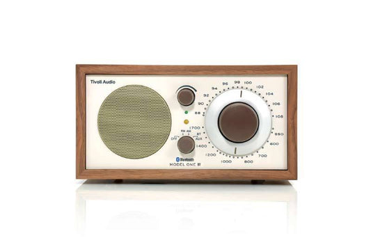 Bluetooth Wi-Fi Speaker Walnut/Beige Tivoli Model One BT AM/FM Bluetooth Table Radio