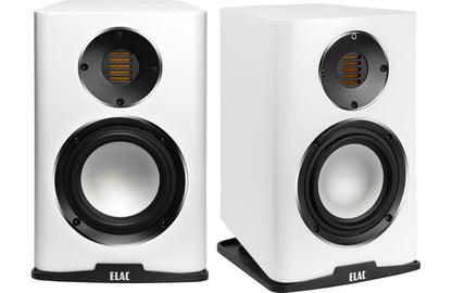 Bookshelf Speakers Satin White Elac Carina BS243.4