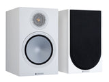 Bookshelf Speakers White Monitor Audio Silver 100 7G