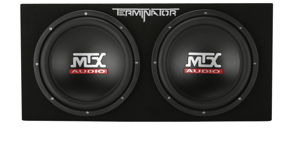 Car Audio Speakers MTX Audio Terminator Dual 12" 1000W Ported Subwoofer Enclosure - TNE212DV