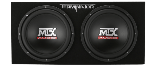 Car Audio Speakers MTX Audio Terminator Dual 12" 1000W Ported Subwoofer Enclosure - TNE212DV
