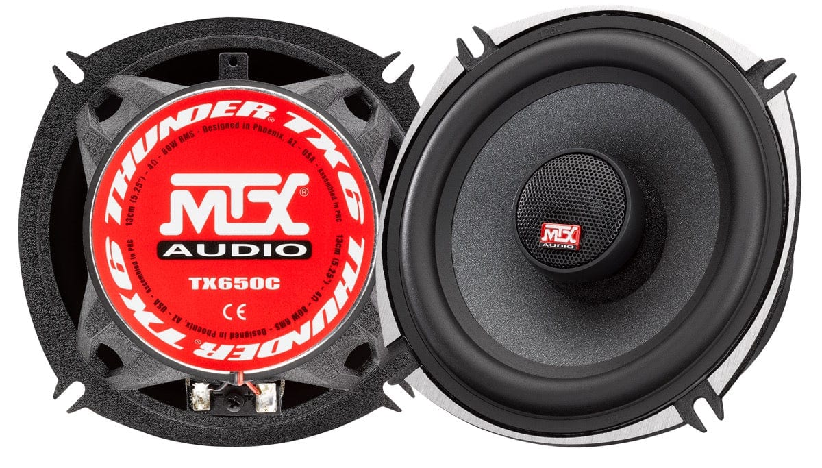 Car Audio Speakers MTX Audio TX6 Series 5.25" Coaxial Speakers - TX650C