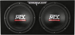 Car Audio Subwoofer MTX Audio Terminator Dual 12" 1,000W Ported Subwoofer + Amplifier - TNP212DV