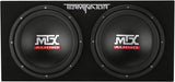 Car Audio Subwoofer MTX Audio Terminator Dual 12" 1,000W Ported Subwoofer + Amplifier - TNP212DV
