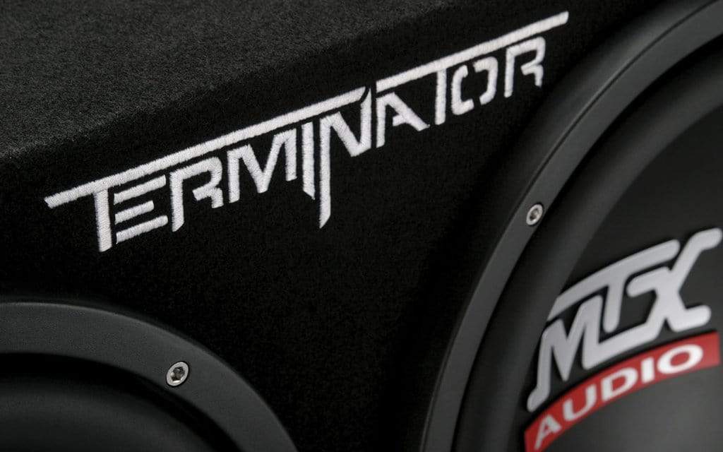 Car Audio Subwoofer MTX Audio Terminator Dual 12" 400W Sealed Subwoofer Enclosure - TNE212D